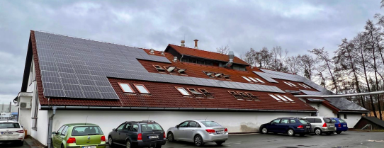 Sklárna Kryf SOLSOL fotovoltaika