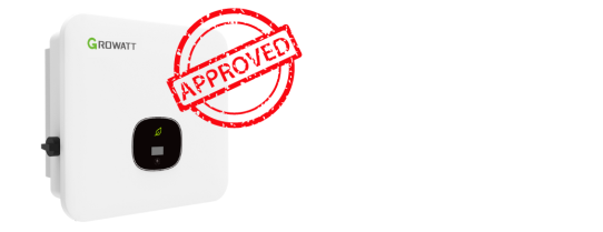 Growatt MOD je schválený pro připojení do české distribuční sítě
